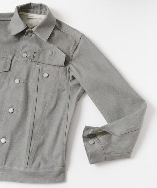 Scye（サイ）の「Scye　Melange Grey Denim Jacket（デニムジャケット・メンズ・グレー・38/36）」の10枚目の写真