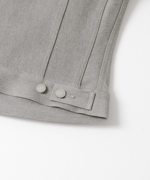 Scye（サイ）の「Scye　Melange Grey Denim Jacket（デニムジャケット・メンズ・グレー・38/36）」の14枚目の写真