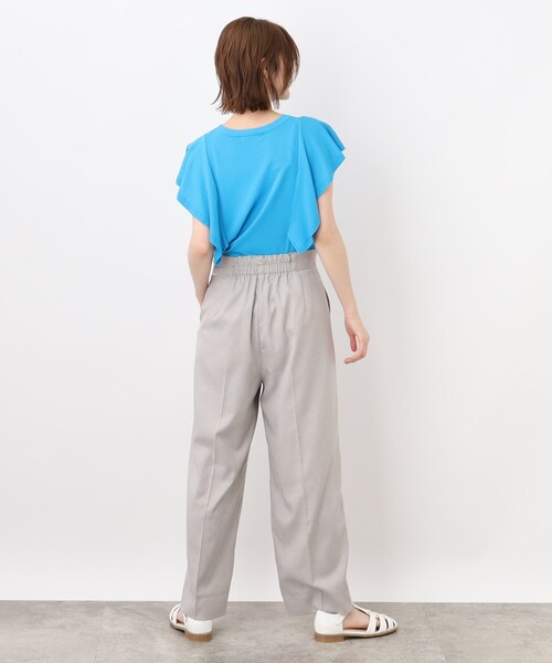 grove（グローブ）の「◆ハイウエスト麻調マリンパンツ（その他パンツ・レディース・ブルー/グレー/グレー系その他・02/03/05/01/04）」の6枚目の写真