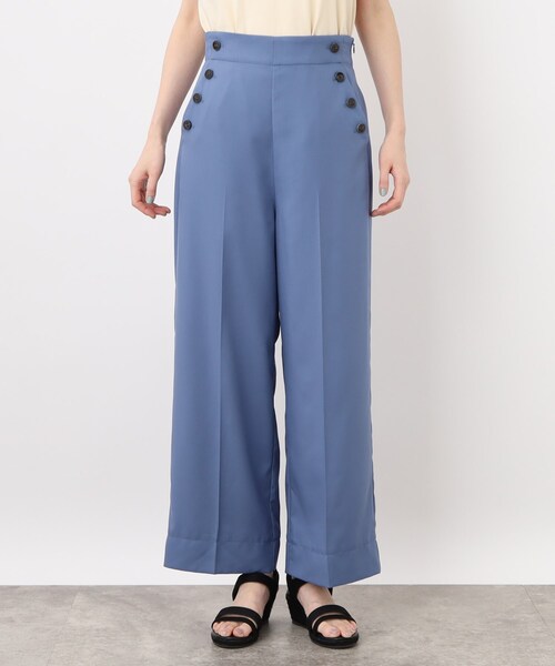 grove（グローブ）の「◆ハイウエスト麻調マリンパンツ（その他パンツ・レディース・ブルー/グレー/グレー系その他・02/03/05/01/04）」の19枚目の写真