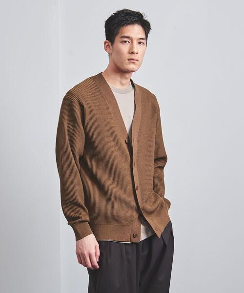 UNITED ARROWS(ユナイテッドアローズ)の「GIMA ラッセル カーディガン(カーディガン/ボレロ・メンズ・ブラック/ブラウン・M/L/XL/S)」の9枚目の写真