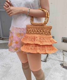 Casselini | Casselini(キャセリーニ)ペーパーバンブーバッグ(ハンドバッグ)