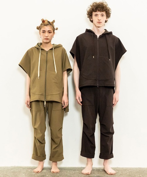 masterkey(マスターキー)の「mcg3265-COMFORT-HOODIE フーディーポンチョ(カーディガン/ボレロ・メンズ・サンドベージュ/ブラウン/ブラック・FREE)」の18枚目の写真