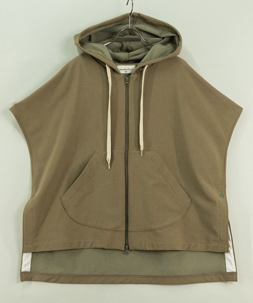 masterkey(マスターキー)の「mcg3265-COMFORT-HOODIE フーディーポンチョ(カーディガン/ボレロ・メンズ・サンドベージュ/ブラウン/ブラック・FREE)」の21枚目の写真