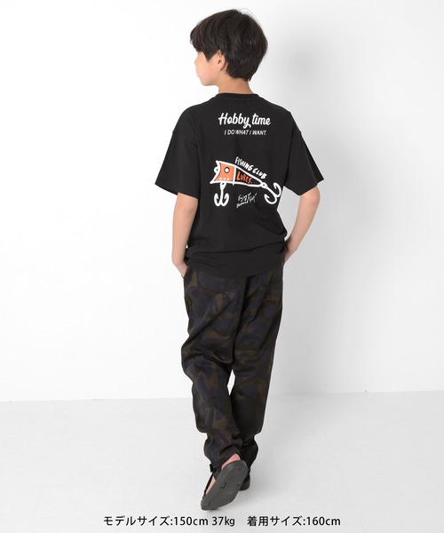 GLAZOS（グラソス）の「【接触冷感】フィッシングプリント半袖Tシャツ（Tシャツ/カットソー・キッズ・ブラック/イエロー・140cm/150cm/170cm/160cm）」の7枚目の写真