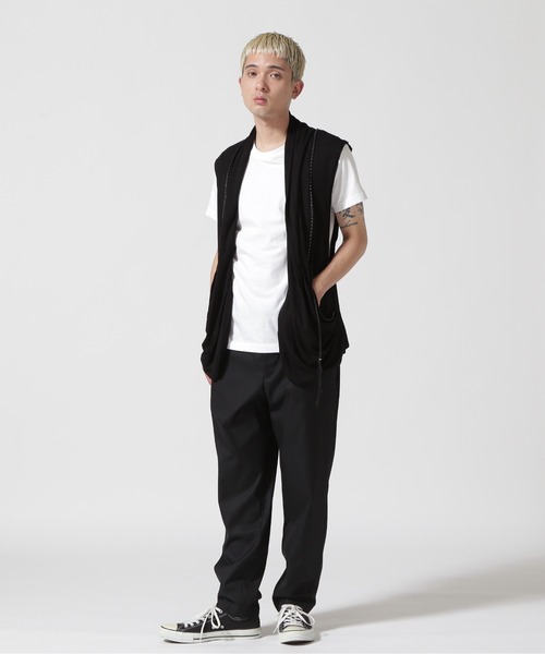 KMRii（ケムリ）の「KMRiiケムリ/ノースリーブ ベスト（ベスト・メンズ・ブラック・F）」の11枚目の写真