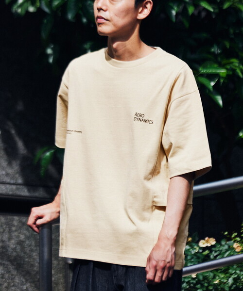 B.C STOCK(ベーセーストック)の「《追加》OLIVEDRAB キャリーポケット 半袖Tシャツ(Tシャツ/カットソー・メンズ・ブラック/ホワイト/ベージュ/グリーン系その他・MEDIUM/LARGE/X-LARGE)」の4枚目の写真