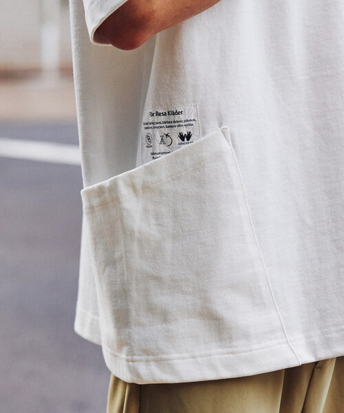 B.C STOCK(ベーセーストック)の「《追加》OLIVEDRAB キャリーポケット 半袖Tシャツ(Tシャツ/カットソー・メンズ・ブラック/ホワイト/ベージュ/グリーン系その他・MEDIUM/LARGE/X-LARGE)」の18枚目の写真