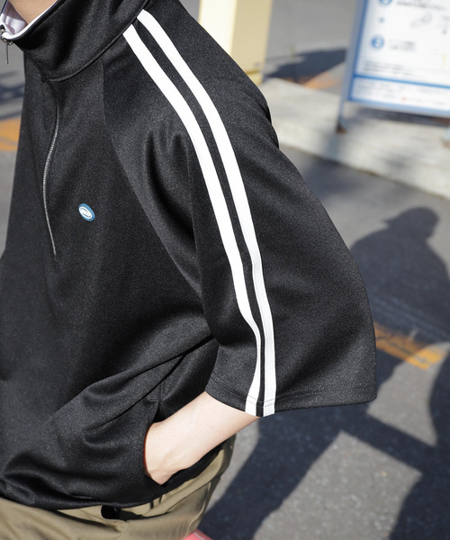 UNCORD（アンコード）の「【UNCORD】half zip loose fit tee jaket/ハーフジップルーズフィットティージャケット（Tシャツ/カットソー・メンズ・ブルー/グリーン/オフホワイト/ブラック・MEDIUM/LARGE/X-LARGE）」の19枚目の写真