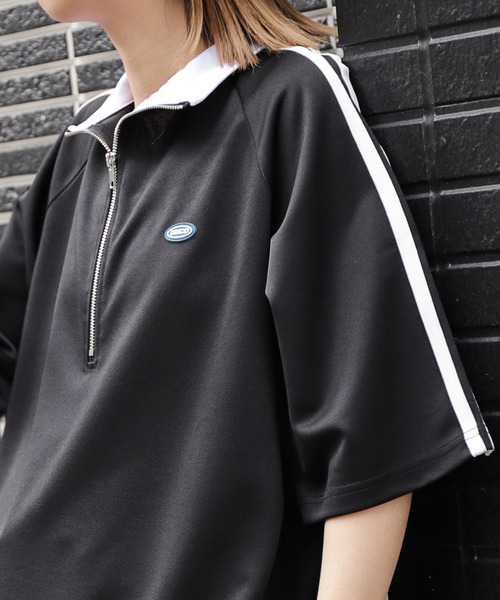 UNCORD（アンコード）の「【UNCORD】half zip loose fit tee jaket/ハーフジップルーズフィットティージャケット（Tシャツ/カットソー・メンズ・ブルー/グリーン/オフホワイト/ブラック・MEDIUM/LARGE/X-LARGE）」の14枚目の写真