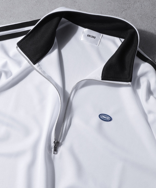 UNCORD（アンコード）の「【UNCORD】half zip loose fit tee jaket/ハーフジップルーズフィットティージャケット（Tシャツ/カットソー・メンズ・ブルー/グリーン/オフホワイト/ブラック・MEDIUM/LARGE/X-LARGE）」の16枚目の写真