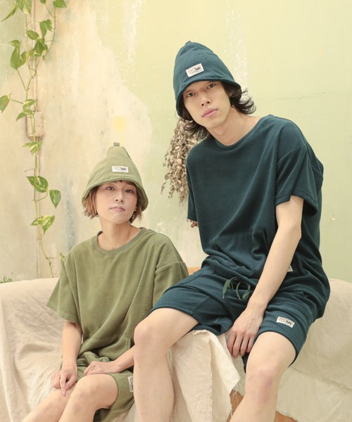 MAISON mou（メゾンムー）の「【sownoas/サウノアーズ】サウナハット（ハット・レディース・ネイビー/カーキ・FREE）」の12枚目の写真