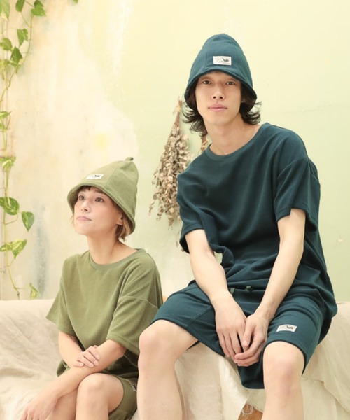 MAISON mou（メゾンムー）の「【sownoas/サウノアーズ】サウナハット（ハット・レディース・ネイビー/カーキ・FREE）」の14枚目の写真