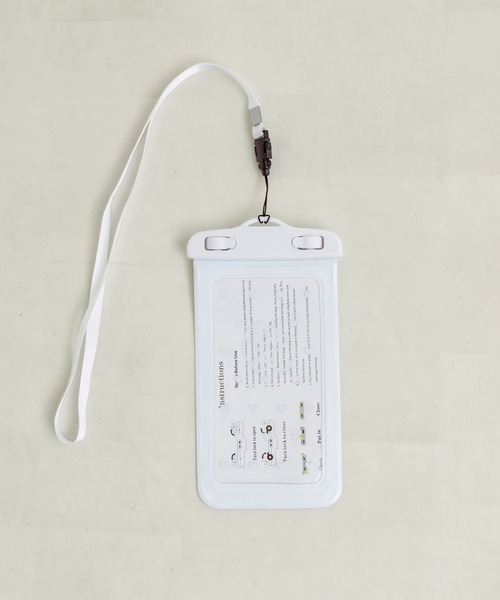 OLIVE des OLIVE（オリーブデオリーブ）の「防水スマホケース　1031200050（スマホケース/カバー・レディース・ブラック/ホワイト・FREE）」の9枚目の写真