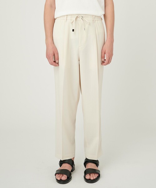 UNITED TOKYO（ユナイテッドトウキョウ）の「SUMMER WOOL ストレートパンツ（その他パンツ・メンズ・ブラック/オフホワイト/ストライプ/ライトブルーグレー・1/2）」の11枚目の写真