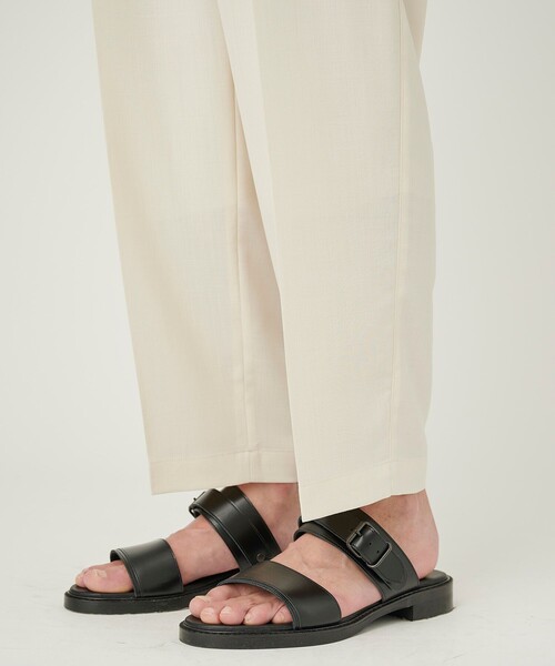 UNITED TOKYO（ユナイテッドトウキョウ）の「SUMMER WOOL ストレートパンツ（その他パンツ・メンズ・ブラック/オフホワイト/ストライプ/ライトブルーグレー・1/2）」の17枚目の写真