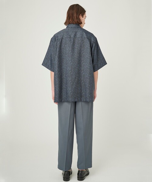 UNITED TOKYO（ユナイテッドトウキョウ）の「SUMMER WOOL ストレートパンツ（その他パンツ・メンズ・ブラック/オフホワイト/ストライプ/ライトブルーグレー・1/2）」の20枚目の写真