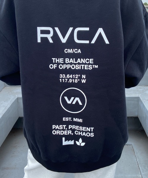 RVCA（ルーカ）の「【ムラサキスポーツ別注】RVCA/ルーカ ジップアップパーカー オーバーサイズ バックプリント 裏起毛パーカー BD044-P03（パーカー・レディース・グレー/ホワイト/ブラック/ライトピンク・M/L）」の18枚目の写真