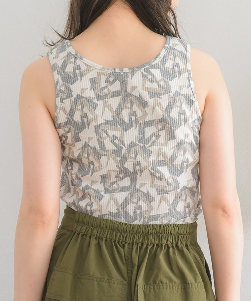 RETRO GIRL(レトロガール)の「柄テレコカップ付タンク(Tシャツ/カットソー・レディース・ブラウン系その他/ブルー系その他/グリーン系その他・FREE)」の18枚目の写真