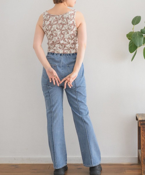 RETRO GIRL(レトロガール)の「柄テレコカップ付タンク(Tシャツ/カットソー・レディース・ブラウン系その他/ブルー系その他/グリーン系その他・FREE)」の15枚目の写真