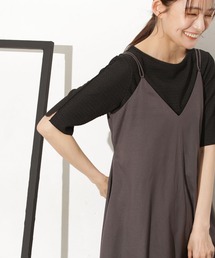 NANO universe | シャーリングジャカードTシャツ(Tシャツ/カットソー)