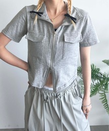 【SDG】zip up tops