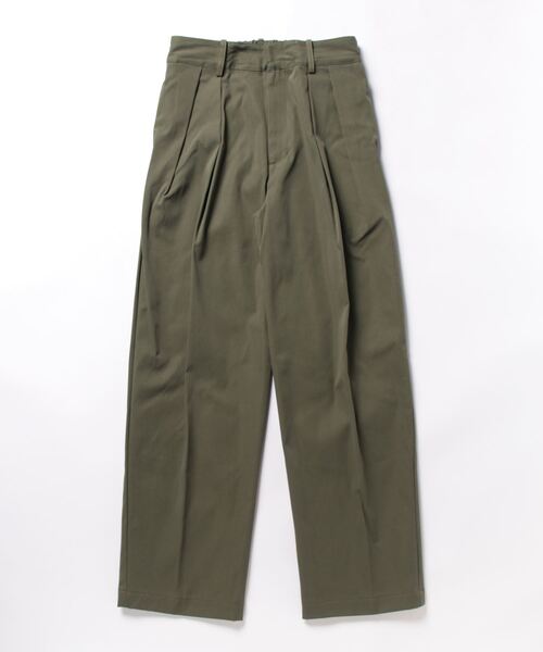 Q(キュー)の「カーブワイドパンツ(その他パンツ・レディース・ブラック/オリーブ・MEDIUM)」の3枚目の写真