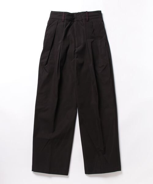 Q(キュー)の「カーブワイドパンツ(その他パンツ・レディース・ブラック/オリーブ・MEDIUM)」の4枚目の写真
