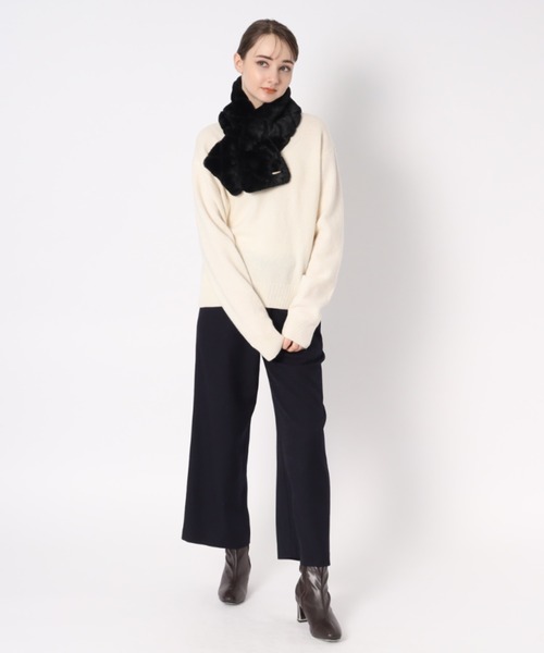 【WEB限定】フェイクファーキルティング風マフラー（マフラー）｜FURLA（フルラ）
