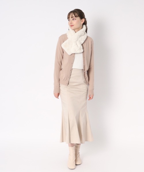 【WEB限定】フェイクファーキルティング風マフラー（マフラー）｜FURLA（フルラ）