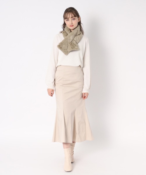 【WEB限定】フェイクファーキルティング風マフラー（マフラー）｜FURLA（フルラ）