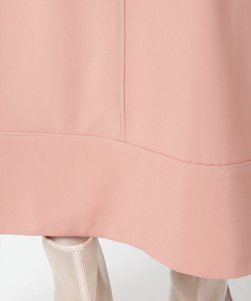 WILLSELECTION（ウィルセレクション）の「配色ステッチボリューム袖ワンピース（ワンピース・レディース・カーキ/ブラック/オレンジ・MEDIUM）」の19枚目の写真