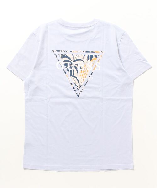 Guess（ゲス）の「Logo Tee ロゴTシャツ（Tシャツ/カットソー・メンズ・ライトブルー/ブラック/ホワイト・X-LARGE/LARGE/MEDIUM/SMALL）」の4枚目の写真
