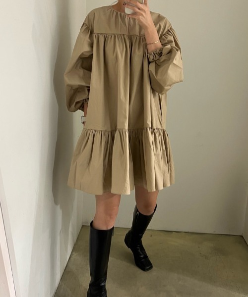 新品タグ付き 1er 手絞りティアードプリーツチュニック　36 楽天市場】チュニック 大きいサイズ レディース あたたか起毛