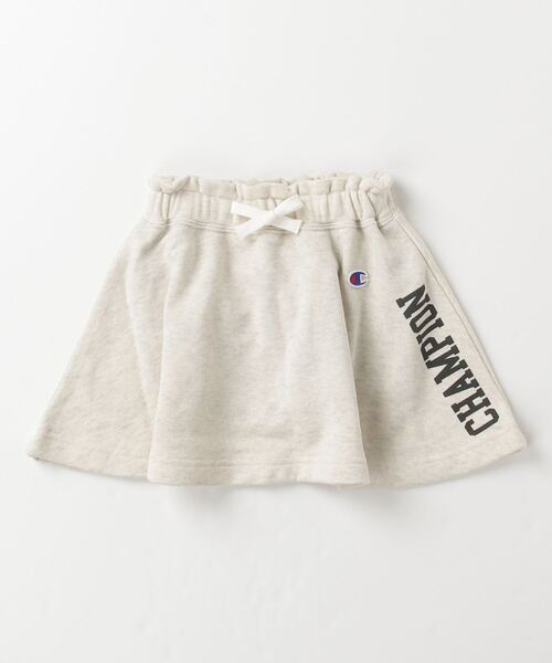 Champion（チャンピオン）の「【Champion/チャンピオン】キッズ フレアスカート（スカート・キッズ・ネイビー/キャメル/オートミール・120/110/130/140/100）」の2枚目の写真