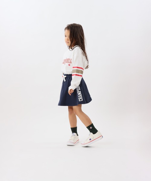 Champion（チャンピオン）の「【Champion/チャンピオン】キッズ フレアスカート（スカート・キッズ・ネイビー/キャメル/オートミール・120/110/130/140/100）」の5枚目の写真