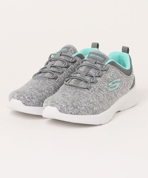 SKECHERS(スケッチャーズ)の「【SKECHERS】スケッチャーズ DYNAMIGHT 2.0 - IN A FLASH 12965W バンジーレーススニーカー(スニーカー・レディース・ブラック×グレー/ブラック×ピンク/ネイビー系/グレー×サックスブルー・23.5cm/24.5cm/23.0cm/25.0cm/24.0cm/22.5cm)」の3枚目の写真