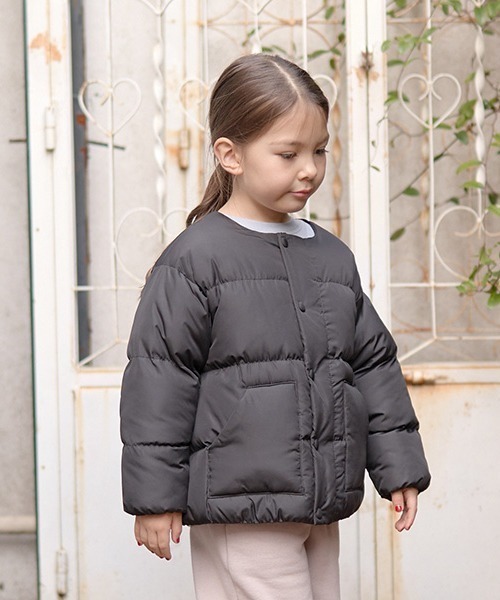 ジャケット・アウター mayu セール】【万能アウター】マフラー付きパフジャケット（ブルゾン