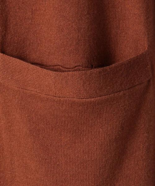 green label relaxing（グリーンレーベルリラクシング）の「KF HandWash C/N SUPER ロングカーディガン◆（カーディガン/ボレロ・レディース・ブラック/ブラウン/ベージュ・FREE）」の11枚目の写真