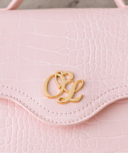 OLIVE des OLIVE(オリーブデオリーブ)の「エンブレム付きフラップショルダー 1032120140(ショルダーバッグ・レディース・ピンク/ブラック/アイボリー・FREE)」の22枚目の写真