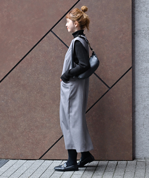 B.C STOCK(ベーセーストック)の「《追加》タートルリブニット(ニット/セーター・レディース・ブラック/オレンジ系その他/グリーン/ホワイト/ブルー/グレー・FREE)」の13枚目の写真