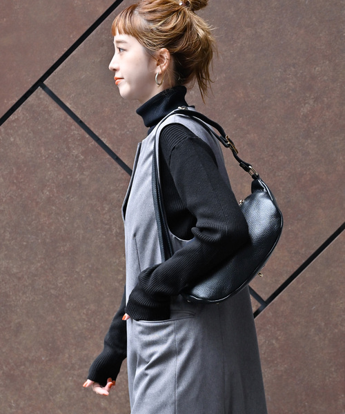 B.C STOCK(ベーセーストック)の「《追加》タートルリブニット(ニット/セーター・レディース・ブラック/オレンジ系その他/グリーン/ホワイト/ブルー/グレー・FREE)」の16枚目の写真