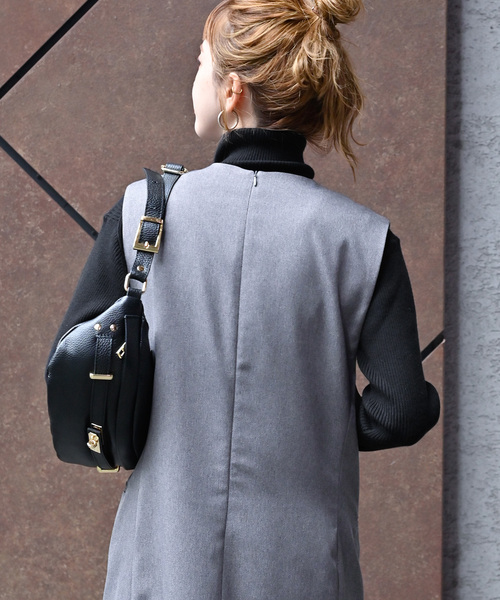 B.C STOCK(ベーセーストック)の「《追加》タートルリブニット(ニット/セーター・レディース・ブラック/オレンジ系その他/グリーン/ホワイト/ブルー/グレー・FREE)」の17枚目の写真