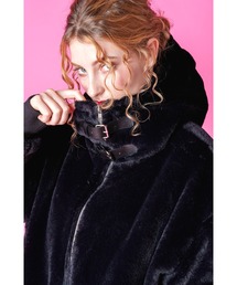 ankoROCK（アンコロック）の「ショートファーB-3フードジャケット