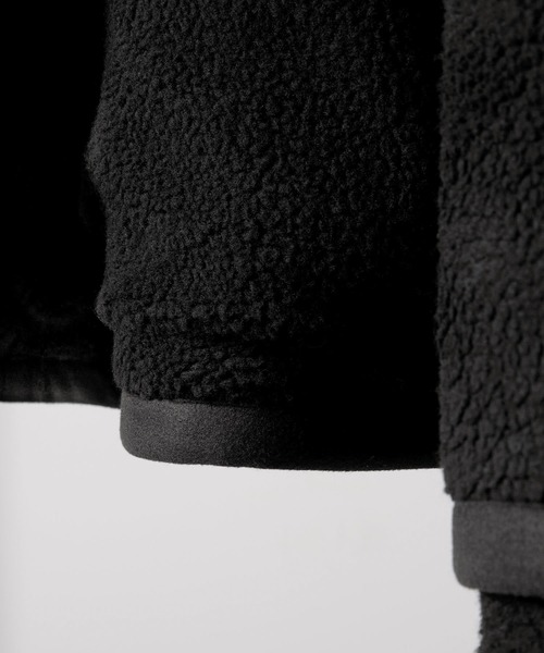 Alfred Alex（アルフレッドアレックス）の「【Alfred Alex】ボア×フェイクメルトンルーズブルゾン（ムートンコート・メンズ・オフホワイト/ブラック/オリーブ・M/L）」の13枚目の写真