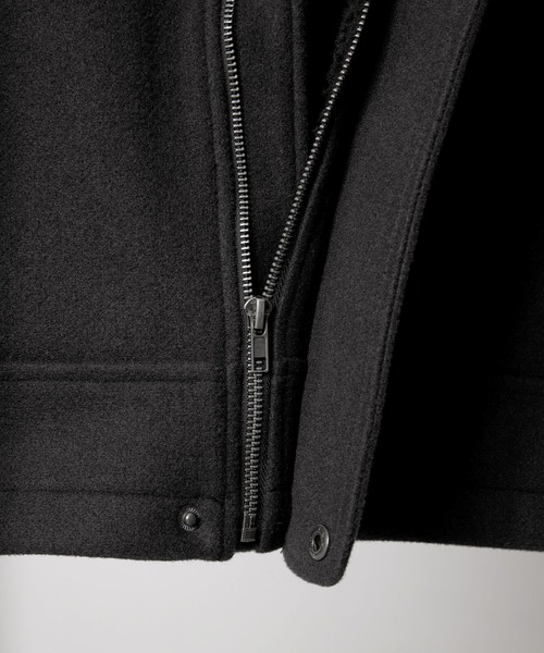 Alfred Alex（アルフレッドアレックス）の「【Alfred Alex】ボア×フェイクメルトンルーズブルゾン（ムートンコート・メンズ・オフホワイト/ブラック/オリーブ・M/L）」の11枚目の写真