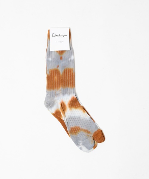 The Role design(ザロールデザイン)の「【 The Role design / ザ・ロールデザイン 】 TIEDYE SOCKS MENS / タイダイソックス メンズ(ソックス/靴下・メンズ・サックスブルー/パープル/グレー・FREE)」の12枚目の写真
