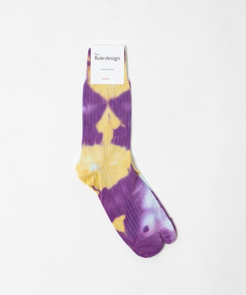 The Role design(ザロールデザイン)の「【 The Role design / ザ・ロールデザイン 】 TIEDYE SOCKS MENS / タイダイソックス メンズ(ソックス/靴下・メンズ・サックスブルー/パープル/グレー・FREE)」の8枚目の写真