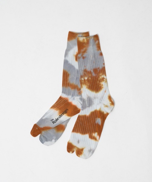 The Role design(ザロールデザイン)の「【 The Role design / ザ・ロールデザイン 】 TIEDYE SOCKS MENS / タイダイソックス メンズ(ソックス/靴下・メンズ・サックスブルー/パープル/グレー・FREE)」の4枚目の写真