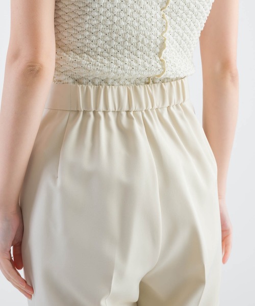 PICCIN(ピッチン)の「【セットアップ可能】ツインクロスワンタックパンツ(スーツパンツ・レディース・ベージュ/ブラック・M/L)」の20枚目の写真